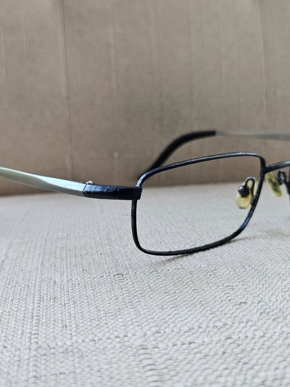 Vintage Carrera Men Eyeglasses Frame Black/Gunmetal Tone Eyewear CA7274 Italy - Picture 4 of 13